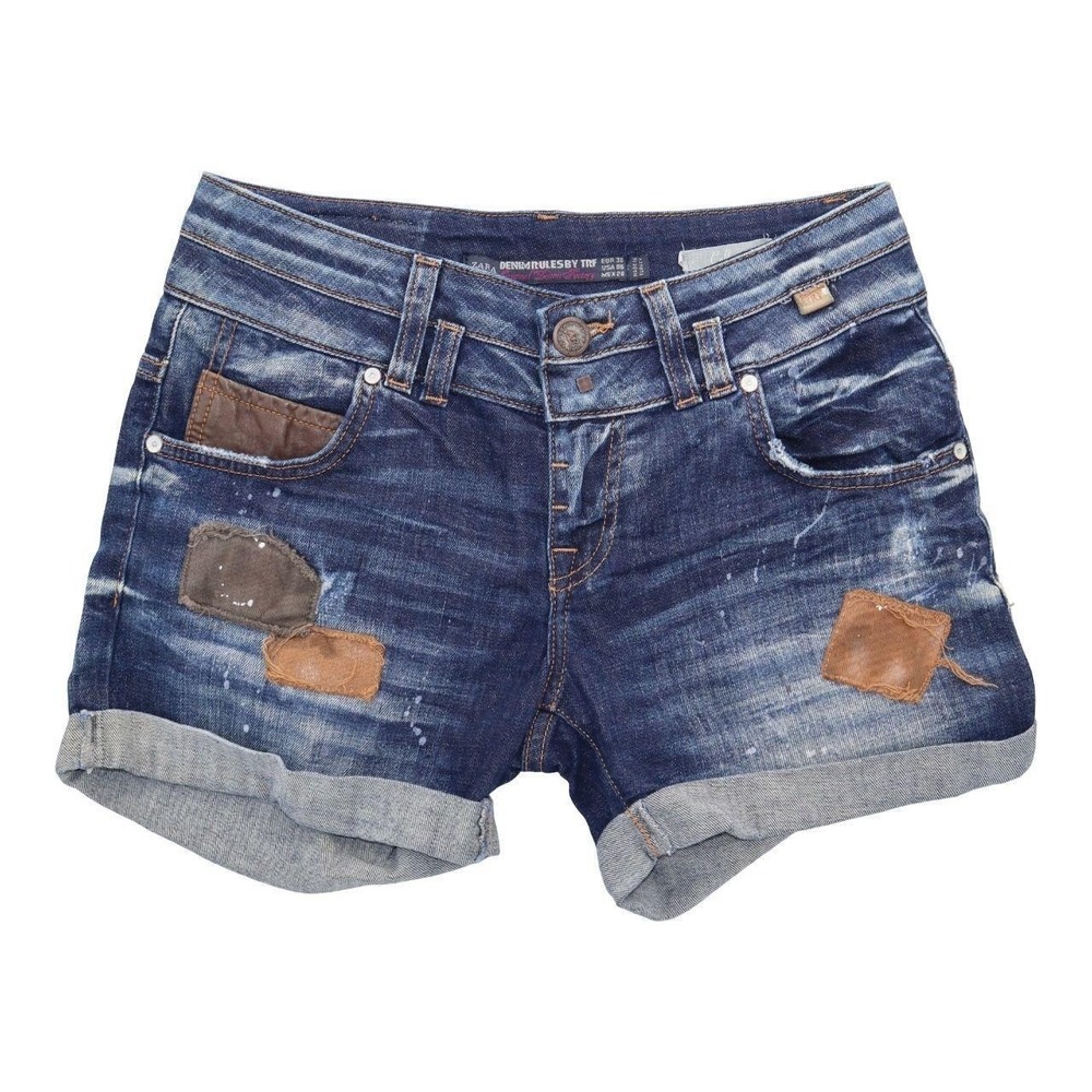 Y2K Zara TRF denim shorts size 6 - Picture 2 of 7